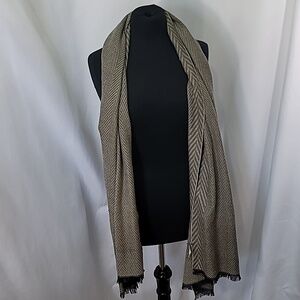 FREE with Purchase Long Herringbone Frill Scarf